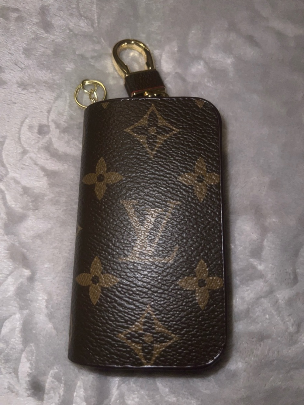 Louis Vuitton Brown Monogram key FOB Holder Case